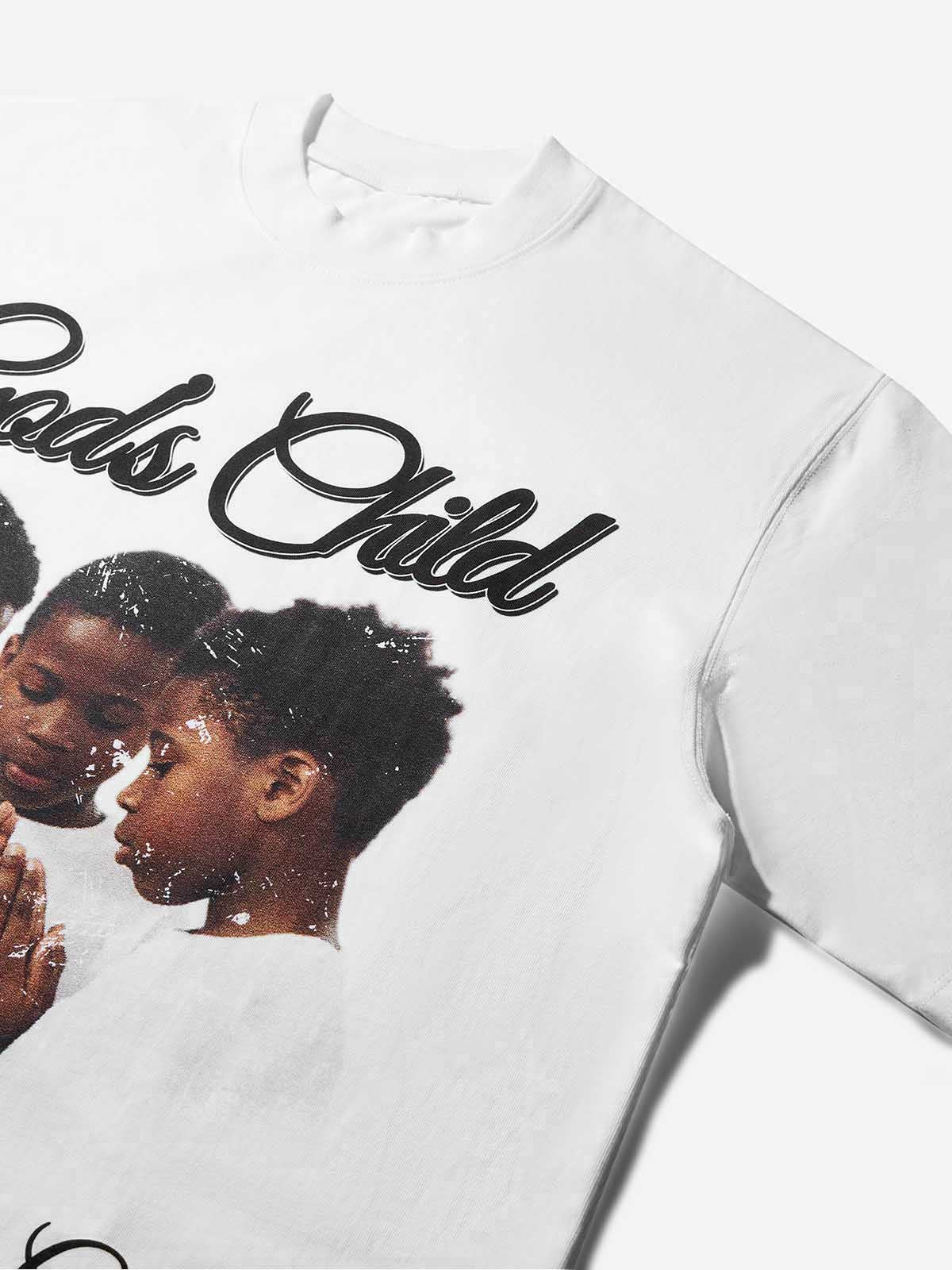 3 God’s Child Print T-shirts - Image 5