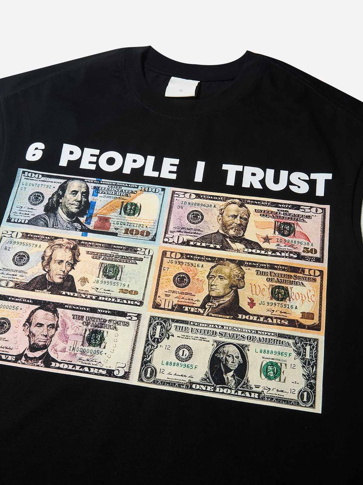 6 People I Trust Print Tank Top - Image 2