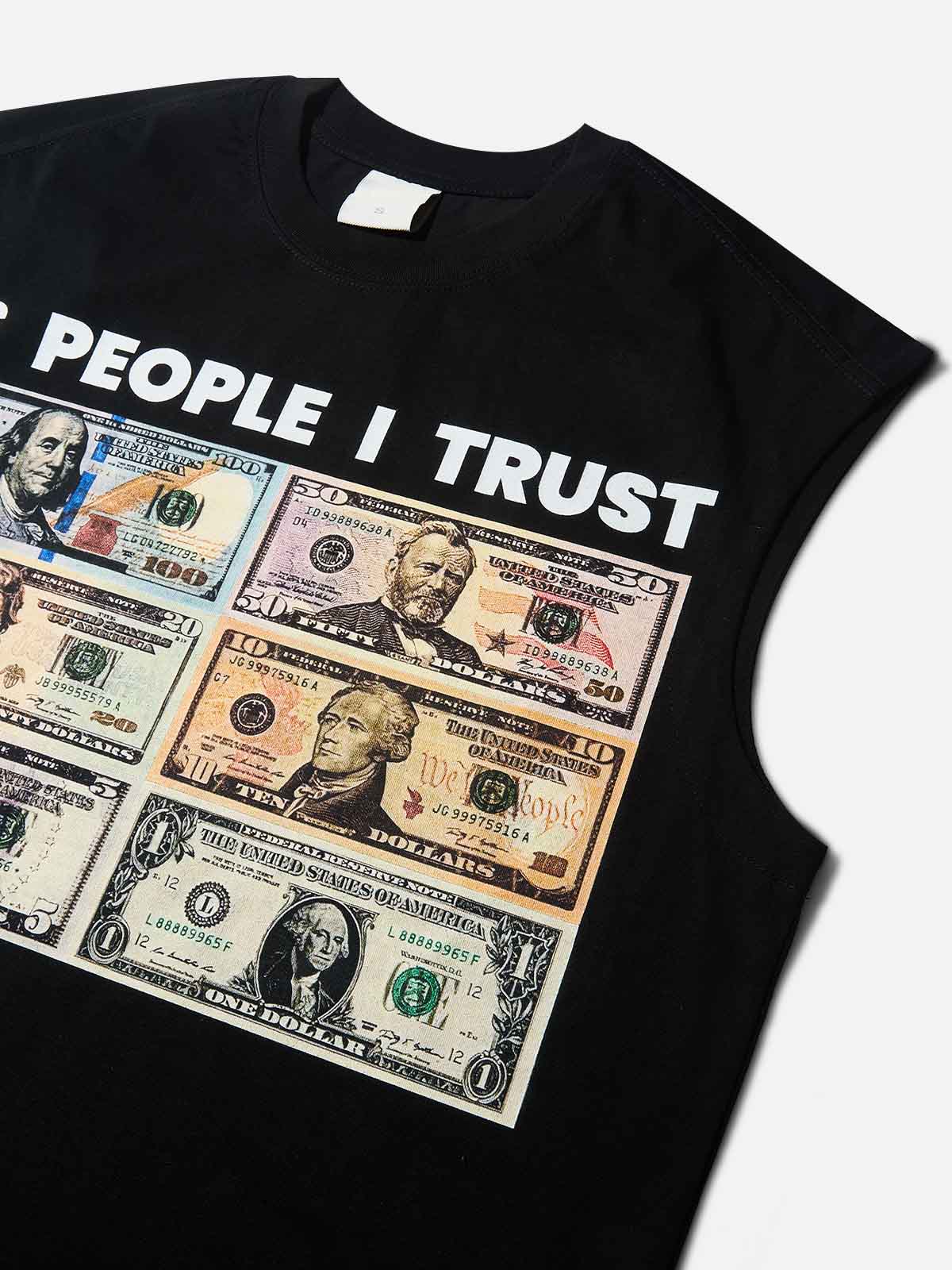6 People I Trust Print Tank Top - Image 3