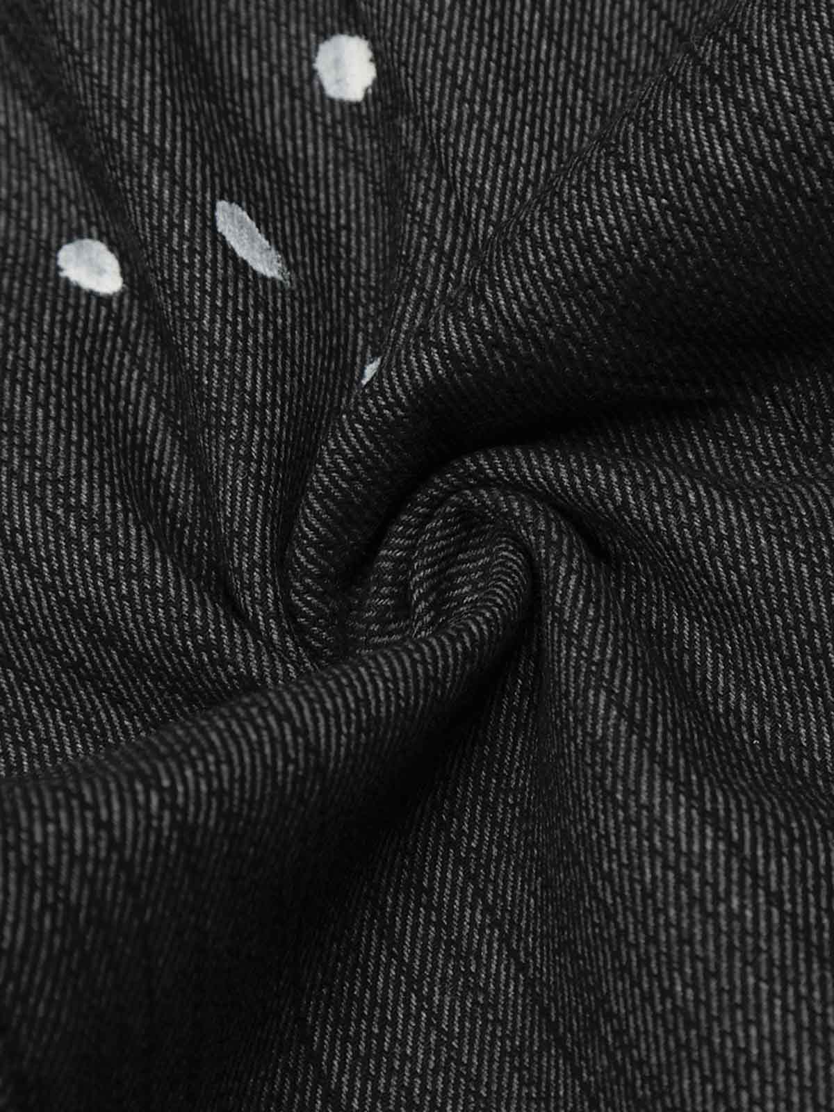 Artistic Glamour Striped Denim Jeans - Image 8