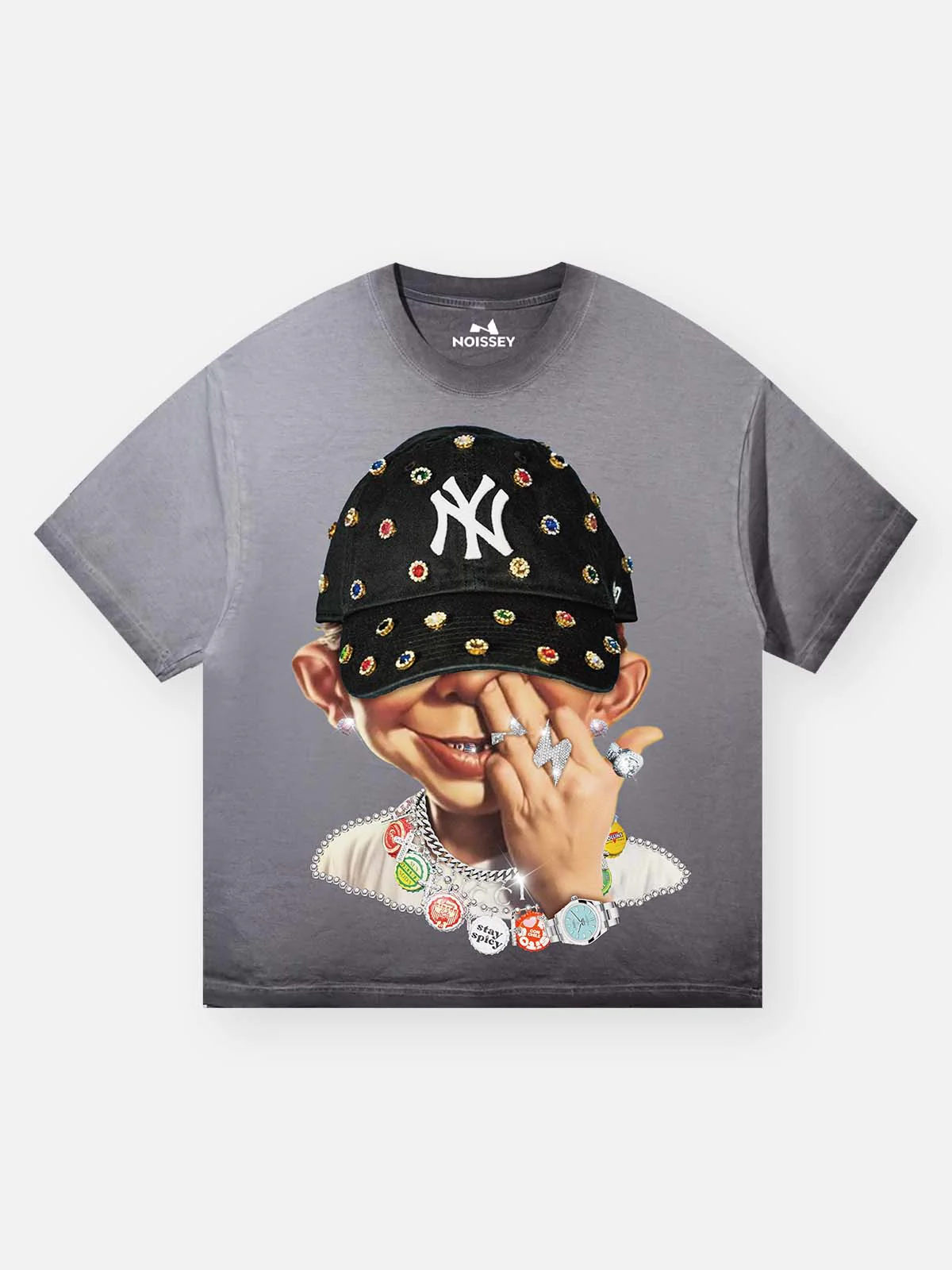 Bad Boy Trendy Gradient Print T-shirt - Image 4