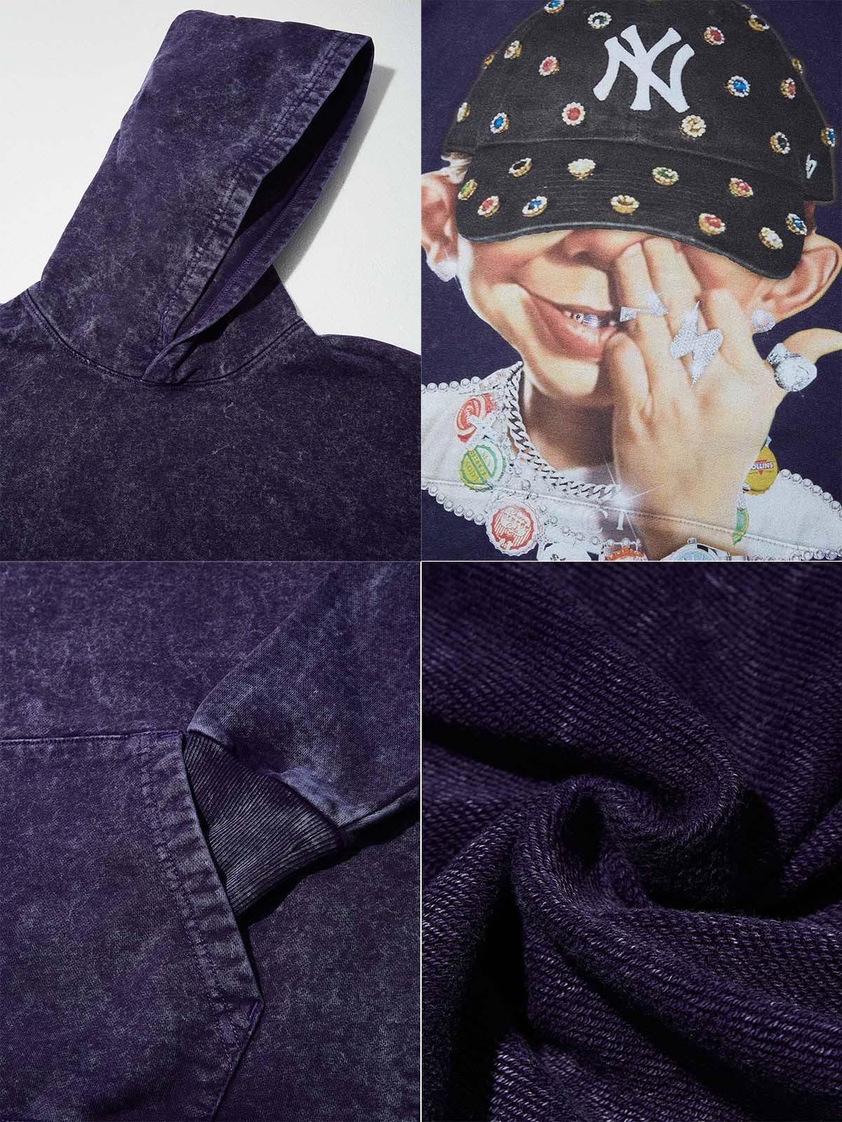 High quality Bad Boy Trendy Hip-Hop Personalized Print Hoodie - Image 11