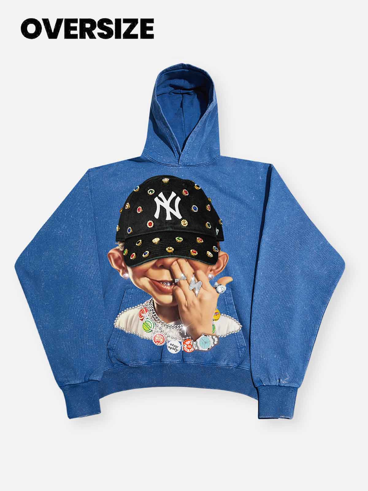High quality Bad Boy Trendy Hip-Hop Personalized Print Hoodie - Image 14