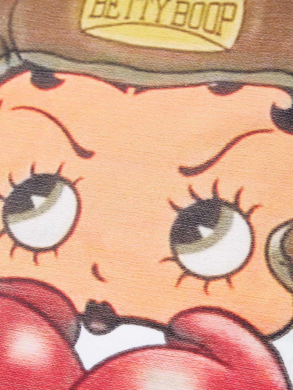 Cartoon girl Boxing Print T-shirt - Image 5