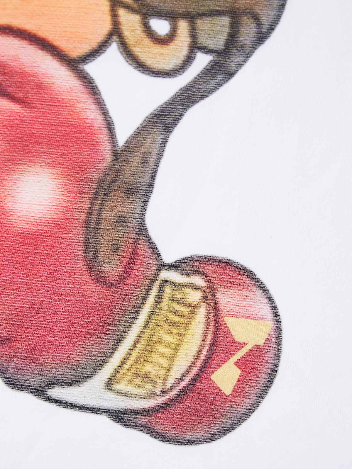 Cartoon girl Boxing Print T-shirt - Image 6