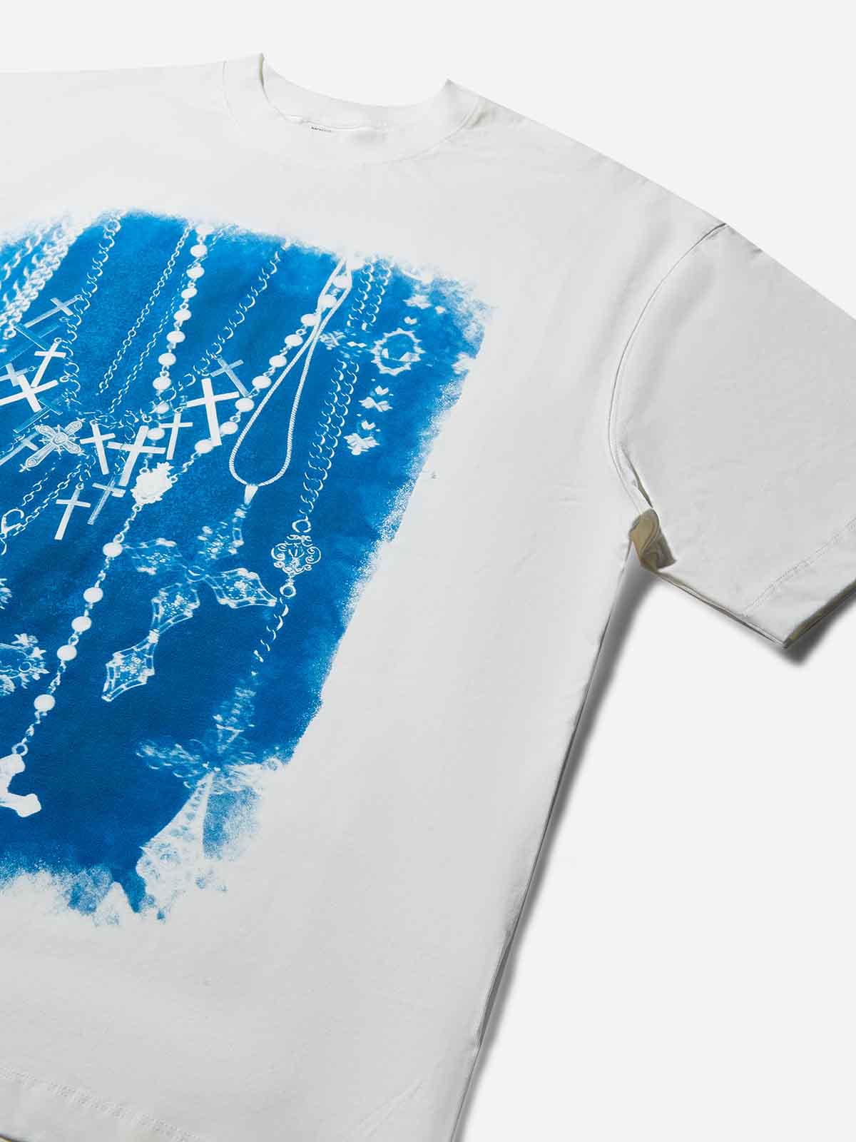 Blueprint Vintage Cross Print T-shirt - Image 7