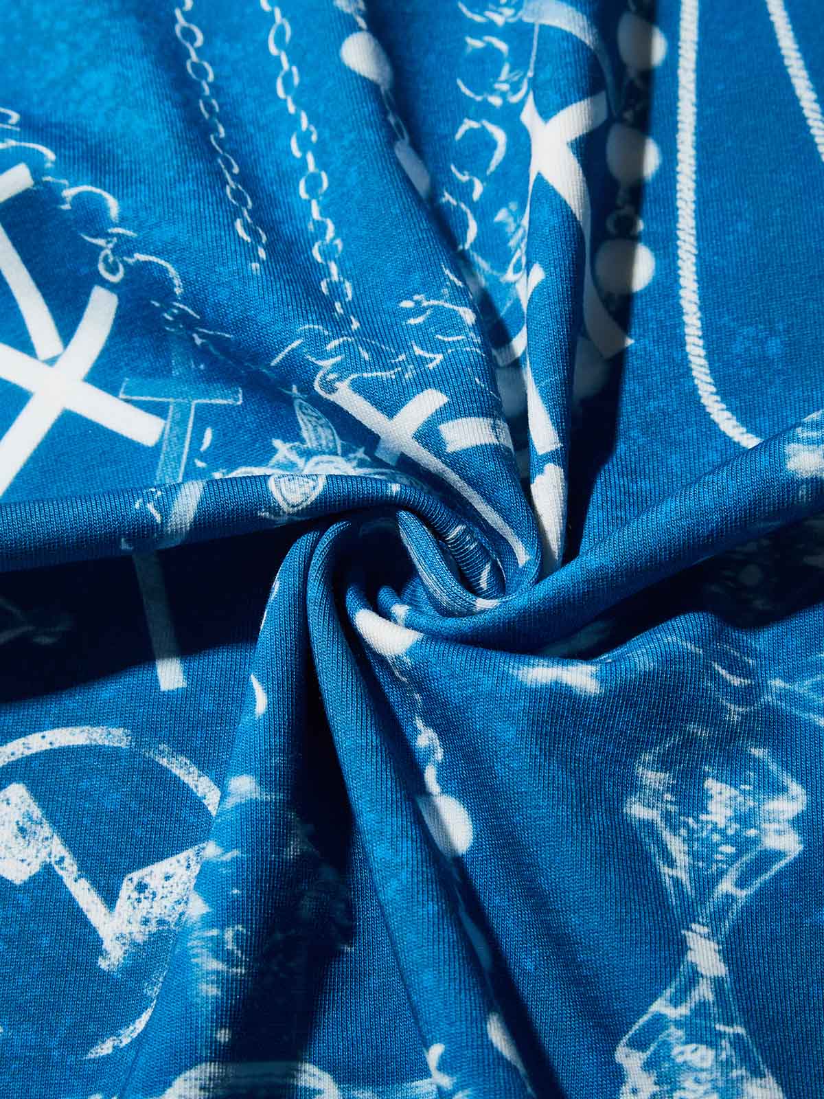 Blueprint Vintage Cross Print T-shirt - Image 8