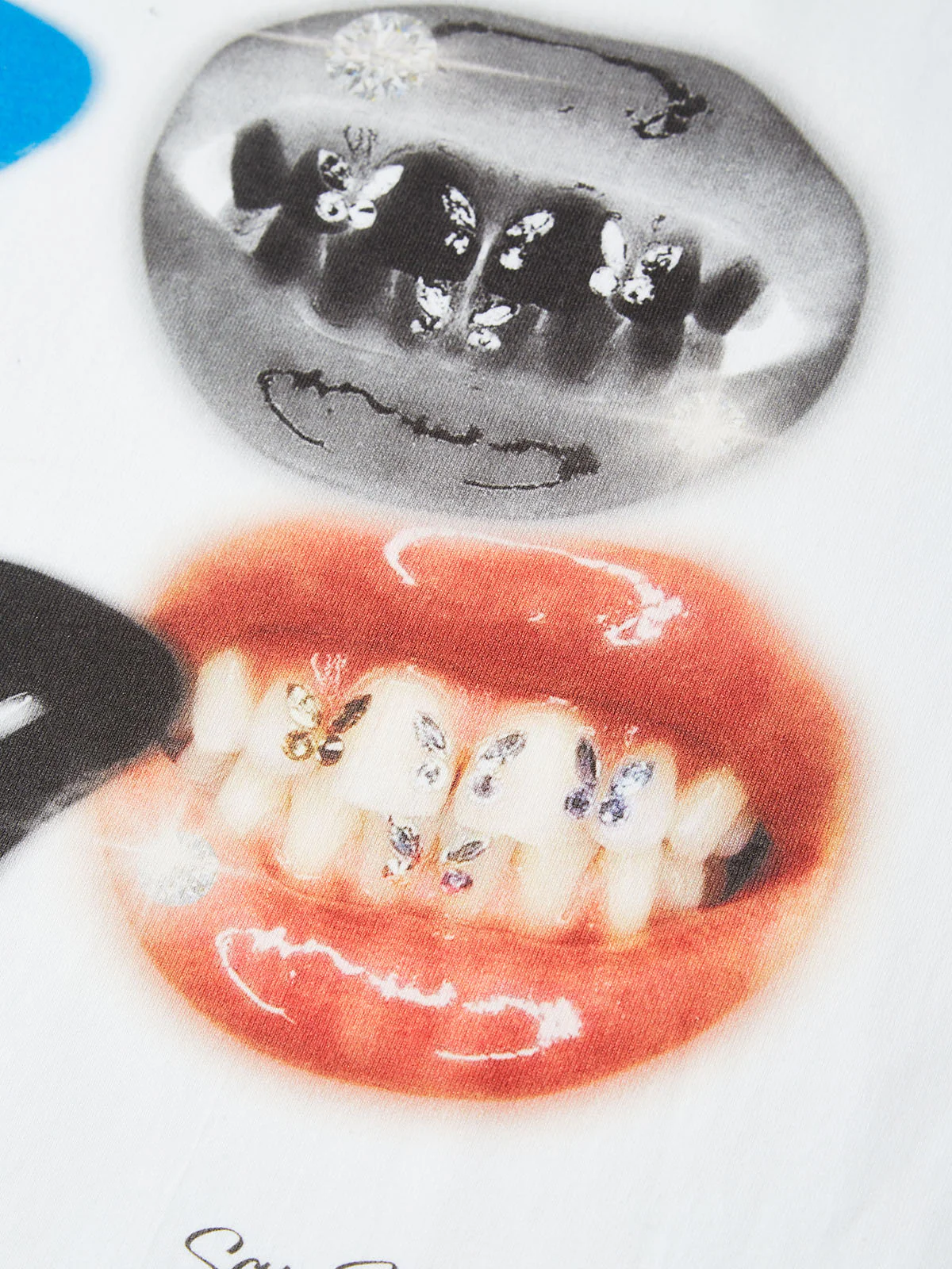 BOUNCE BACK© Colorful Lip Print T-shirt - Image 6