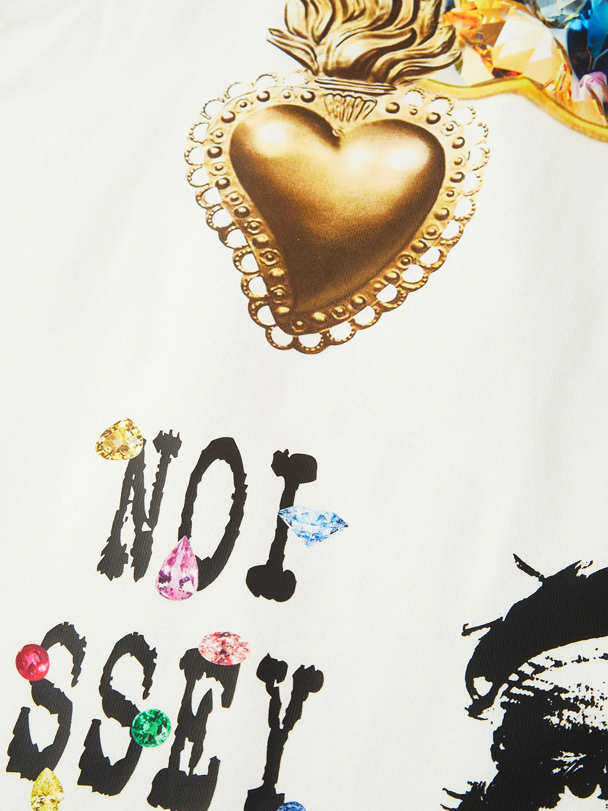 BOUNCE BACK© Diamond Cross Personalized Print Round Neck Tank Top - Image 5
