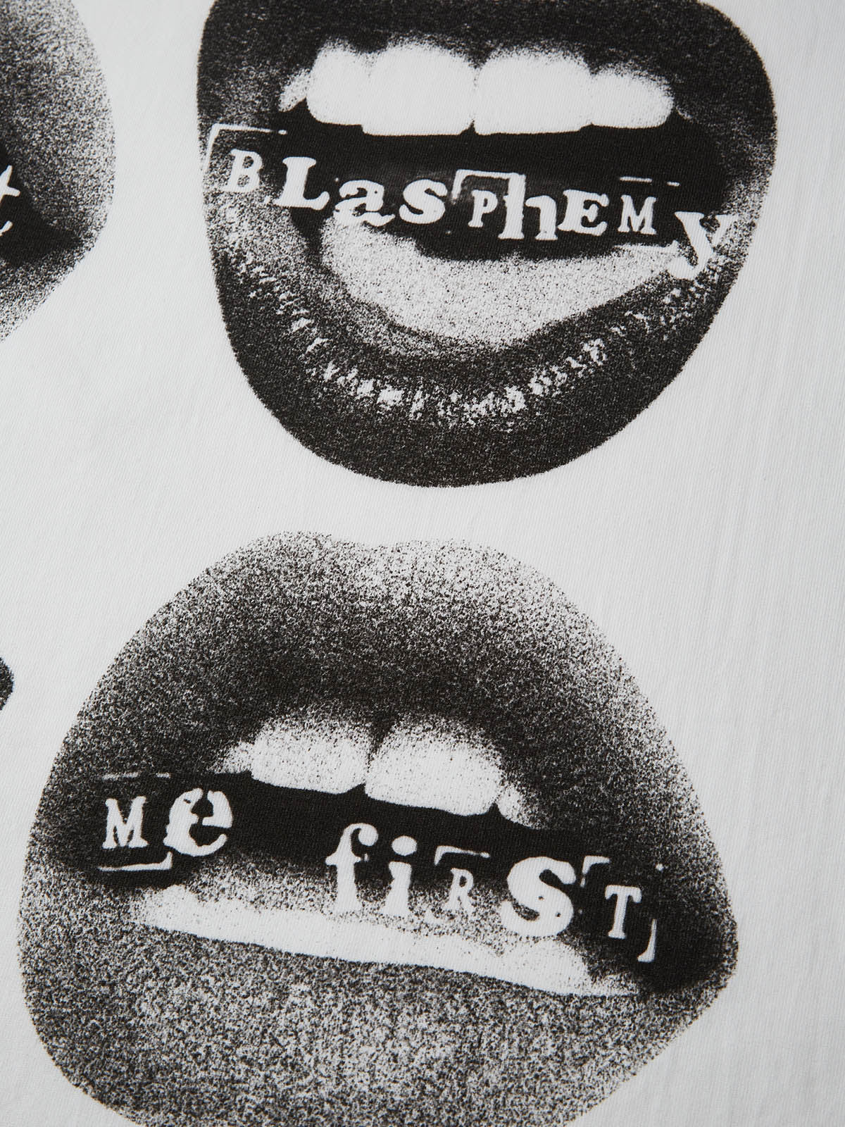 BOUNCE BACK© lip and text printed T-shirt - Image 6