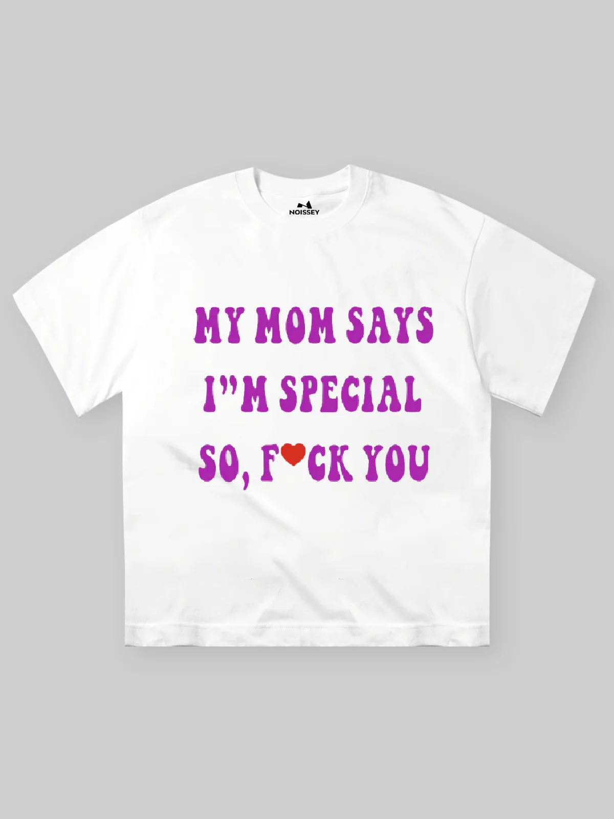 BOUNCE BACK© "My mom says I'm special" 3D Embossed Print T-shirt