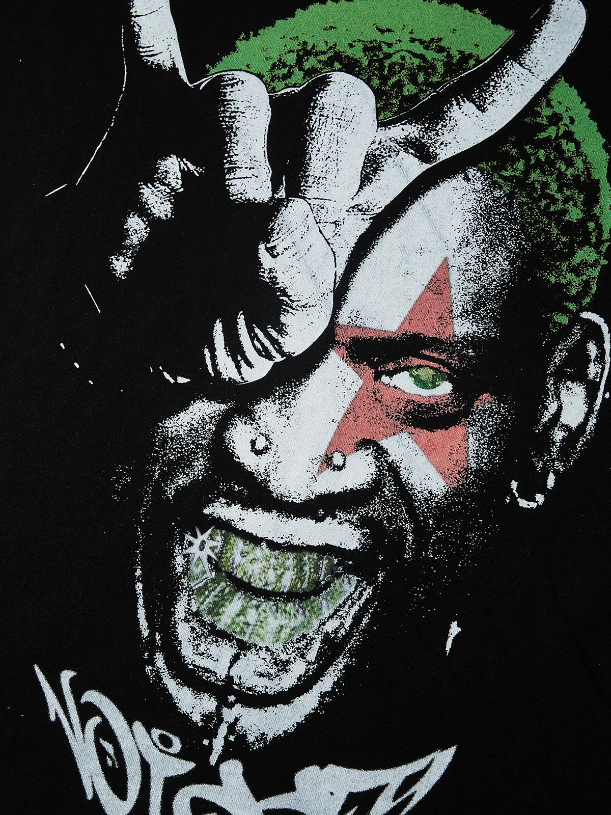 BOUNCE BACK© Rodman Vintage Washed Print T-shirt - Image 4