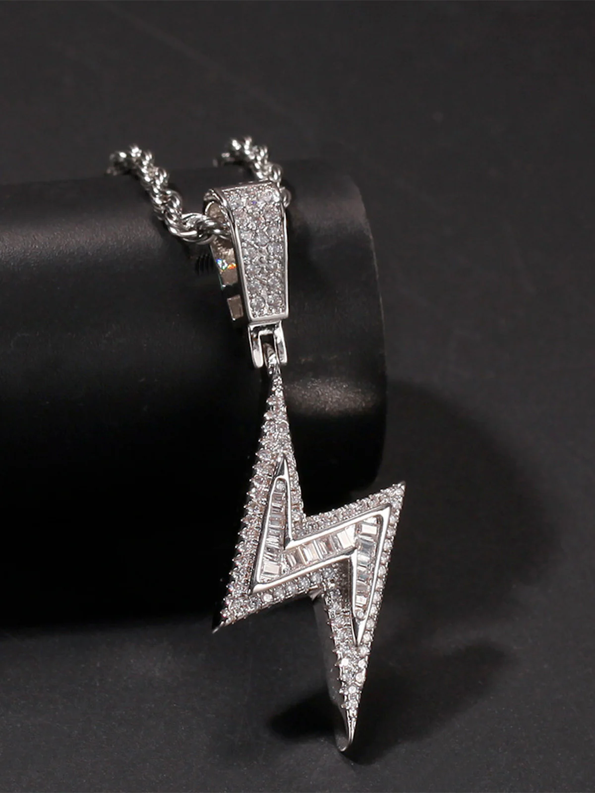 Unique lightning pendant Necklace - Image 4