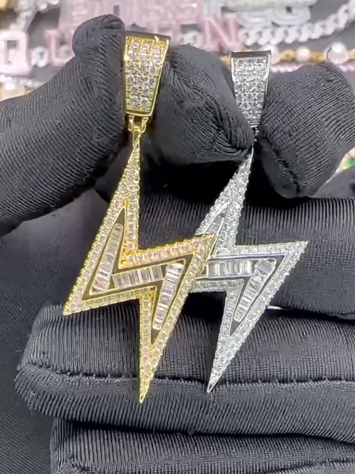 Unique lightning pendant Necklace - Image 5