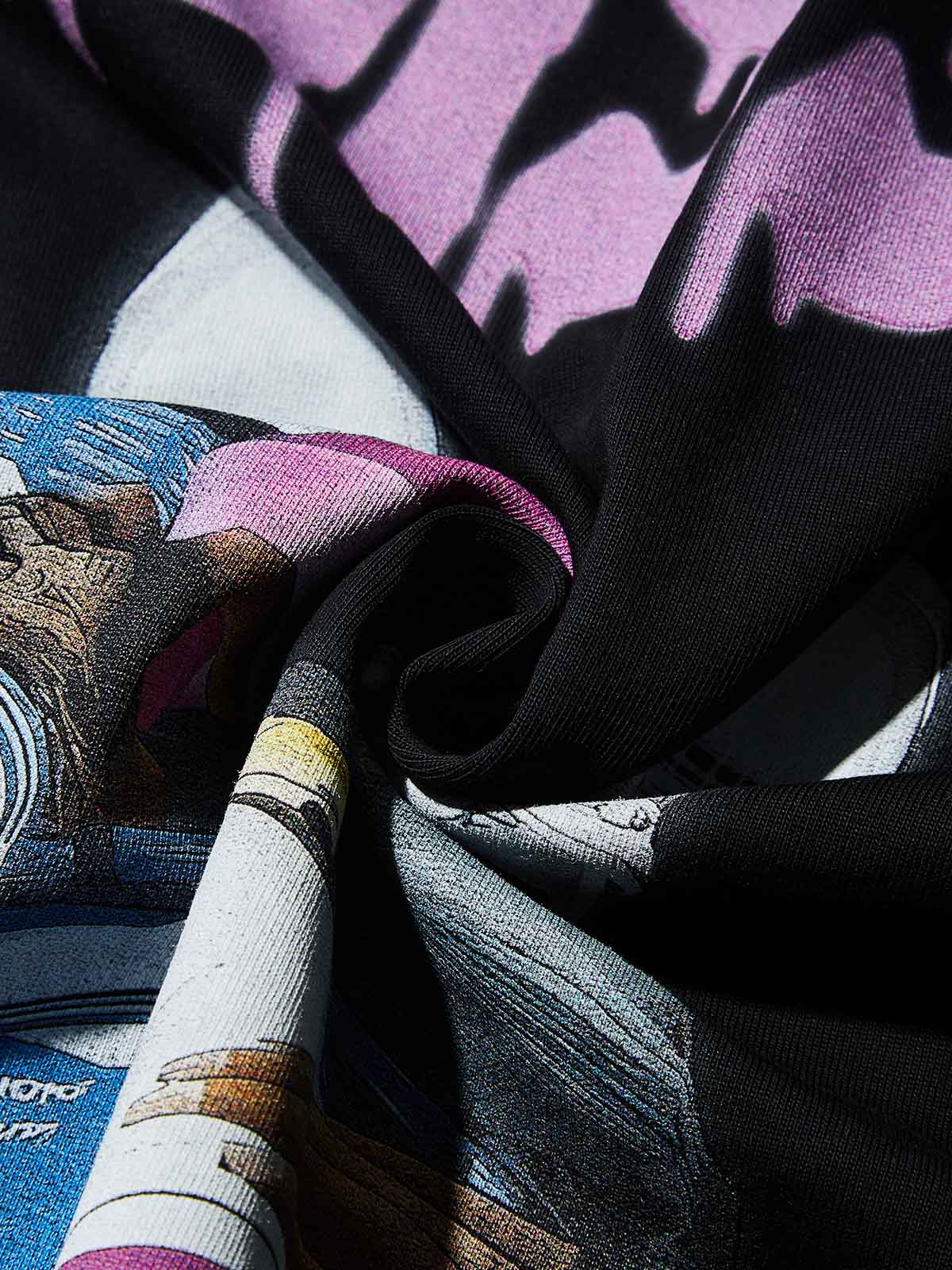Boxy Oversized T-shirt "First-Person Game Interface Character Print" - Image 9