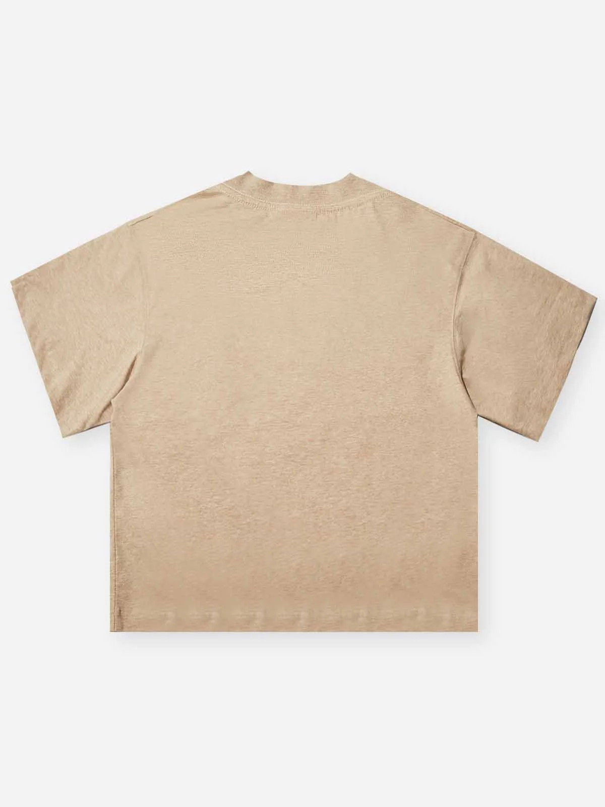 Boxy Oversized T-shirt with Hip-Hop Kid Covering Eyes Print - Image 12