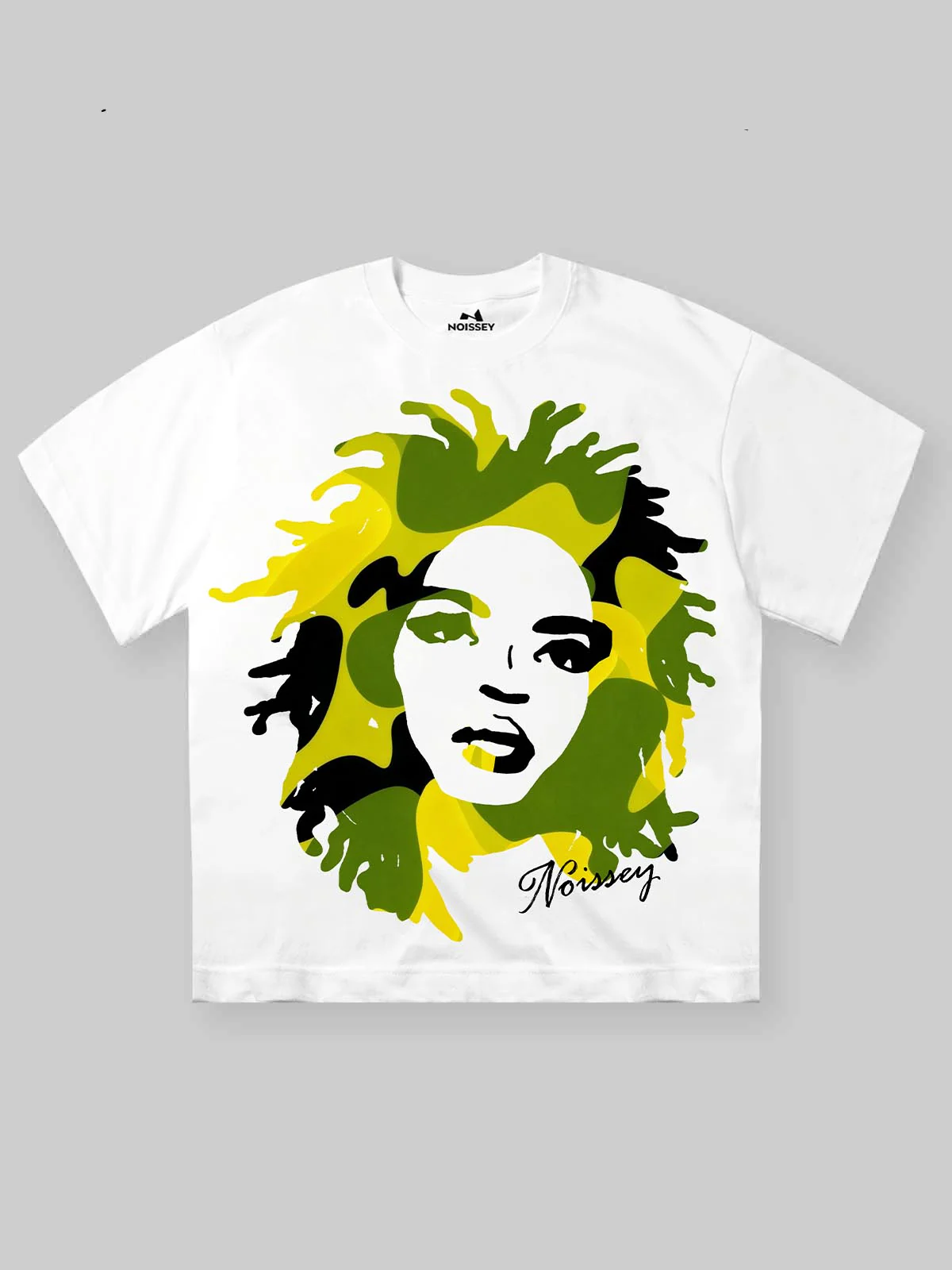 Celebrity Green Camouflage Art Print T-shirt