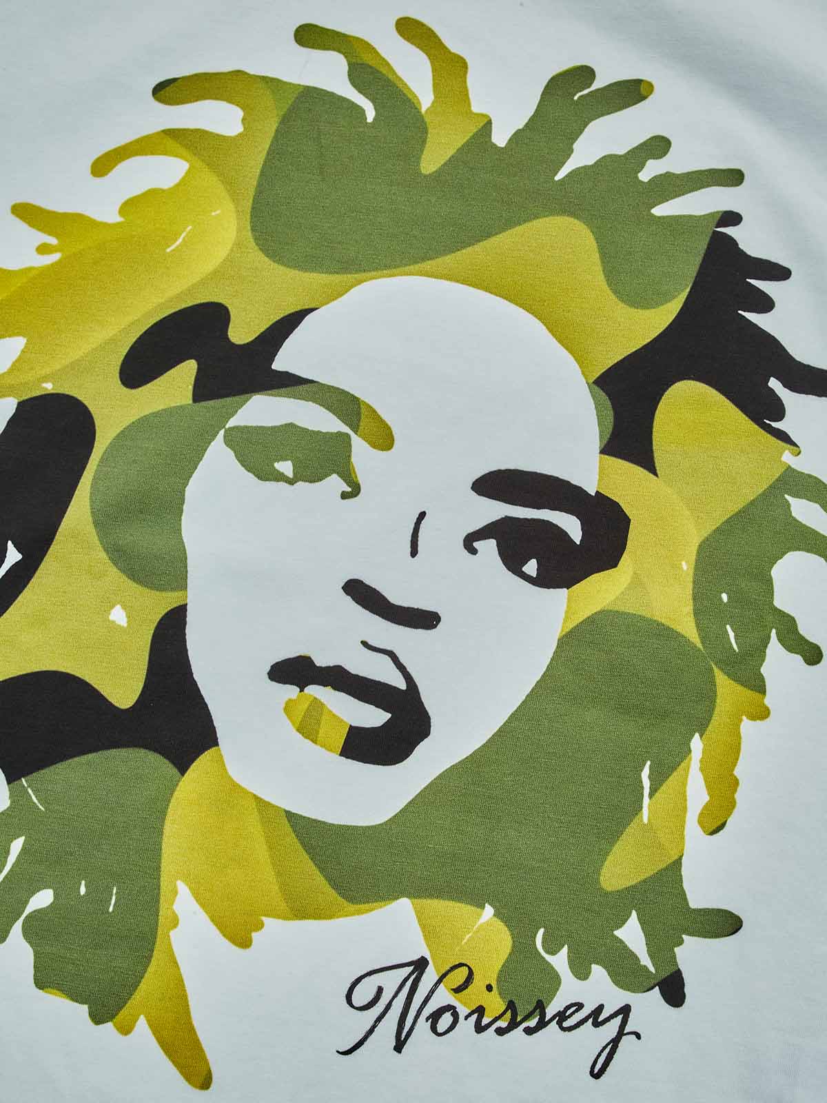 Celebrity Green Camouflage Art Print T-shirt - Image 5