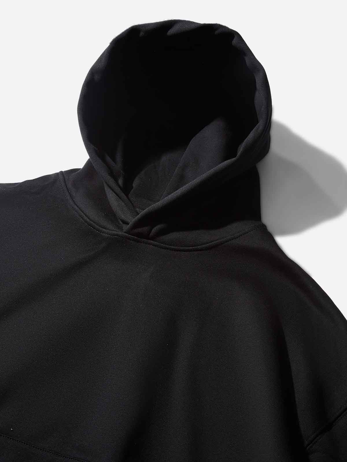 Child Blinded by Money Print Boxy Tech-Fabric Hoodie - Image 10