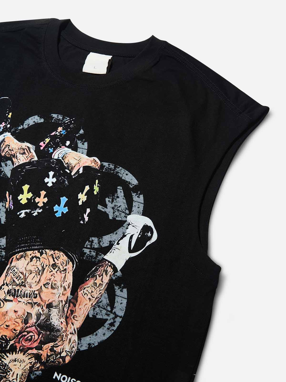 Chrome KO! Champion Print Tank Top - Image 4