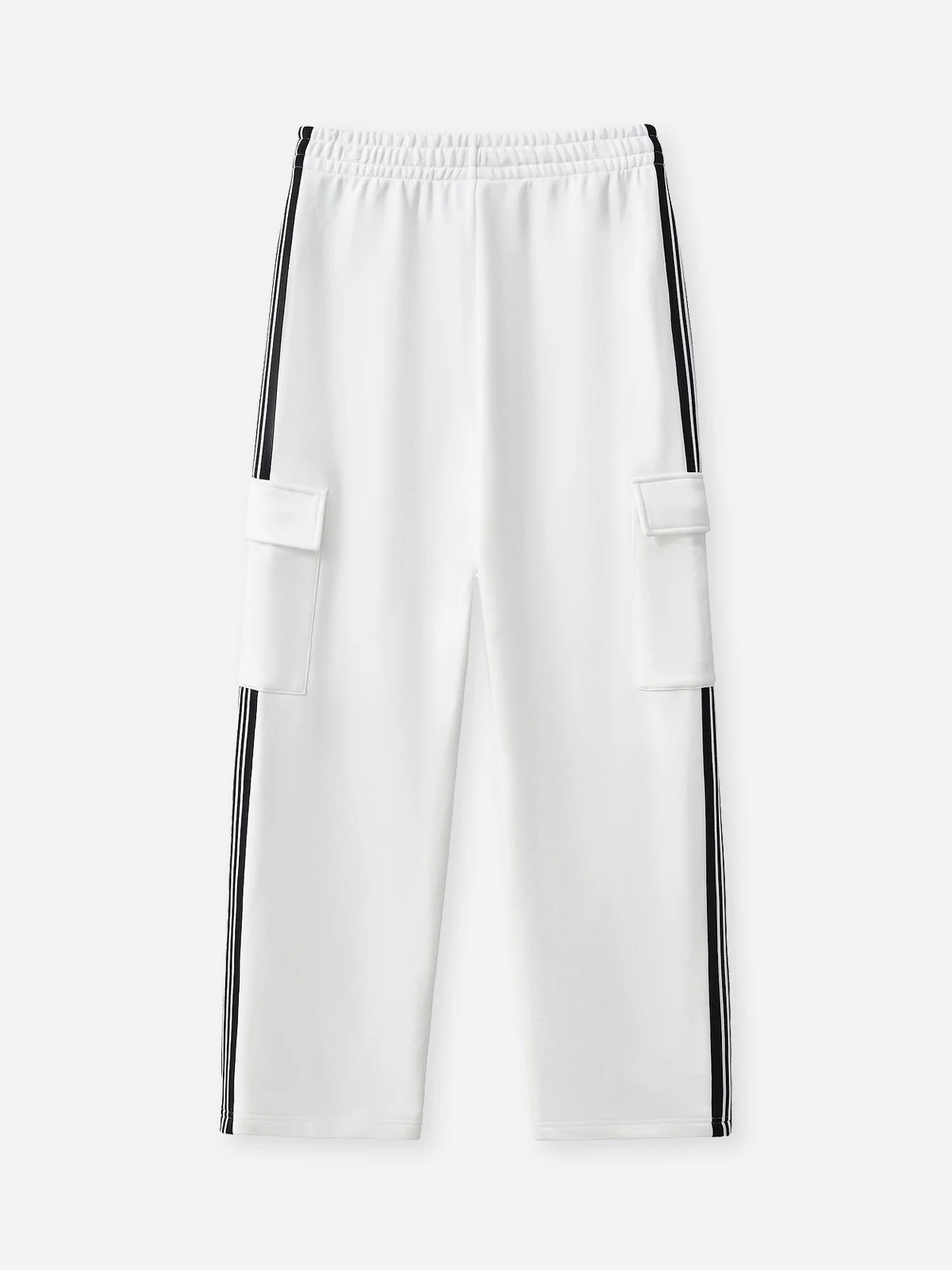 Color-block striped pocket leisure pants - Image 14