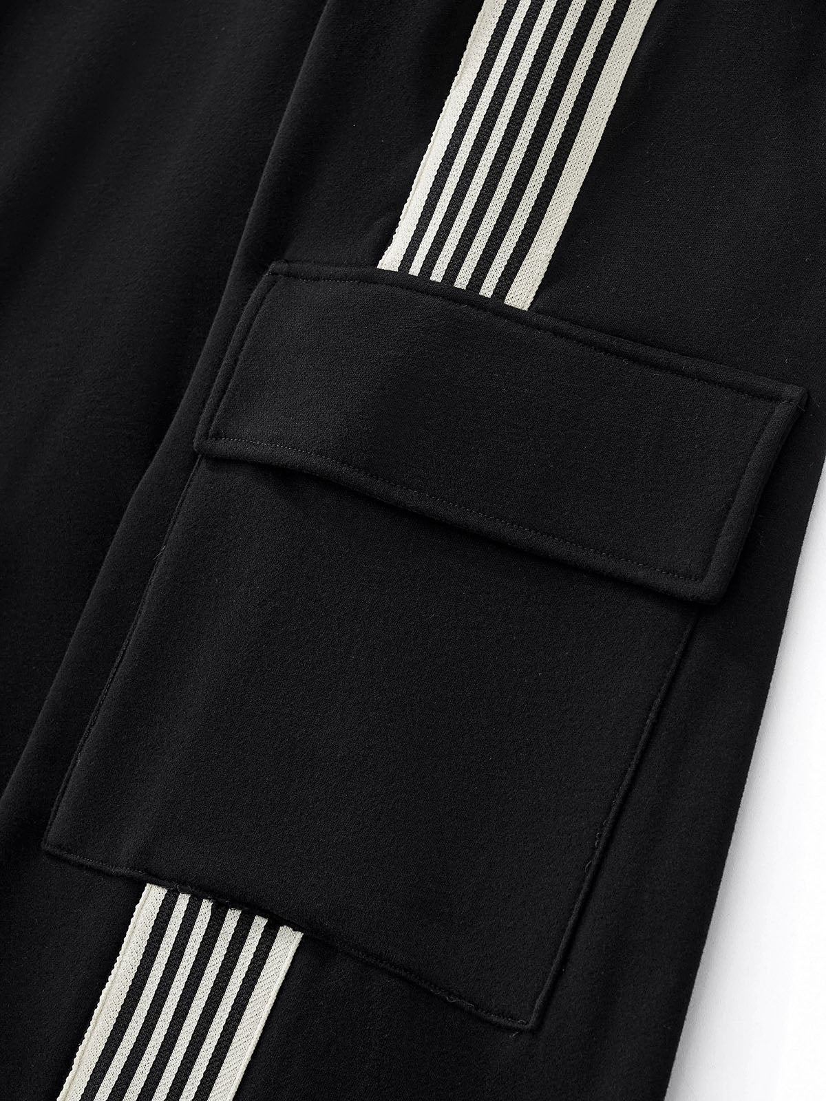 Color-block striped pocket leisure pants - Image 9