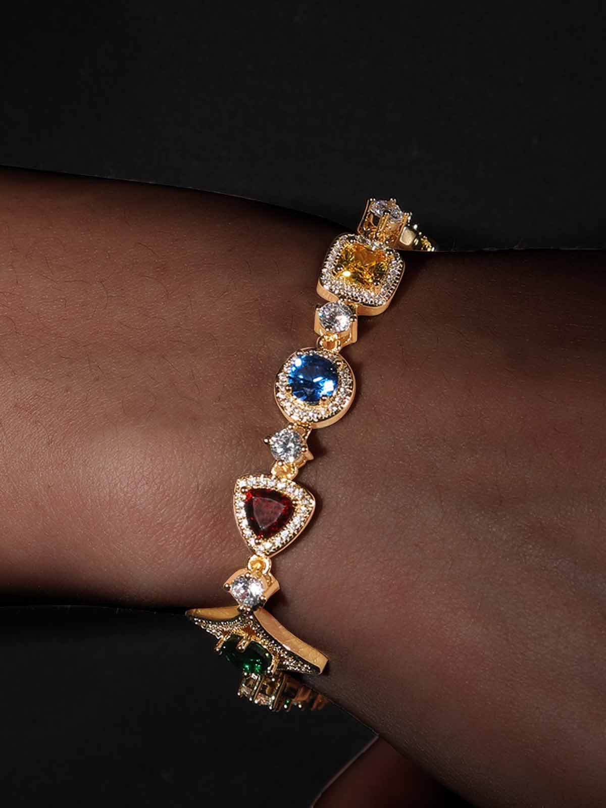 Colored diamond copper inlaid zircon high-end jewelry - Image 11