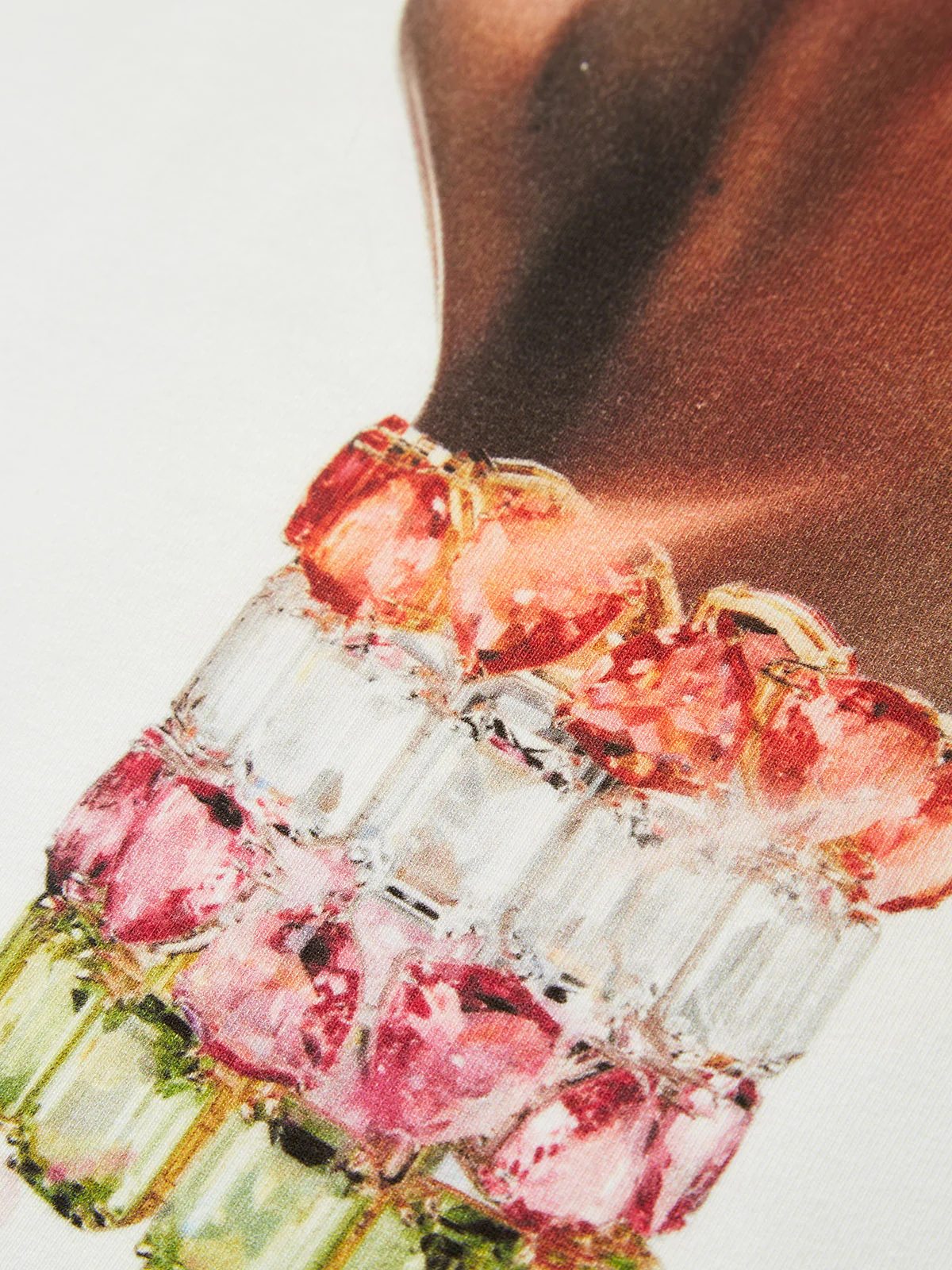 Colorful Art Bracelet and Ring baby tee - Image 4