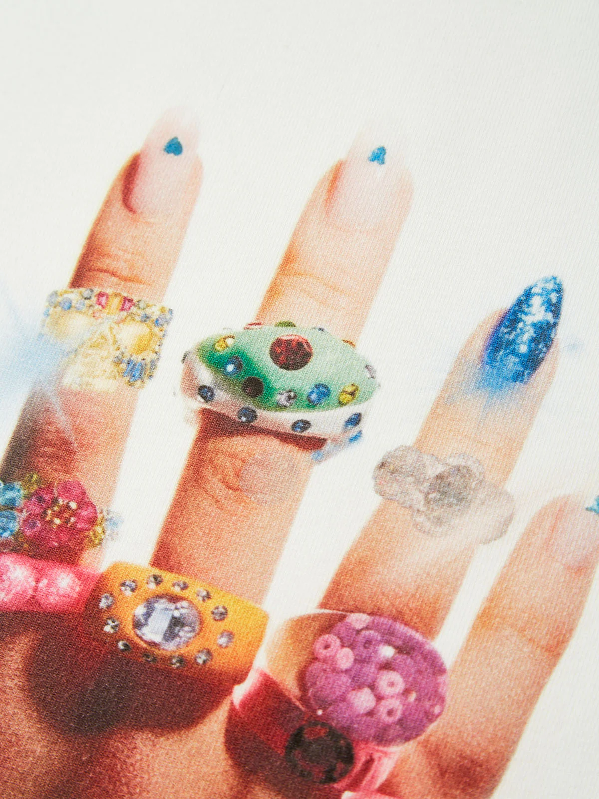 Colorful Art Bracelet and Ring baby tee - Image 6
