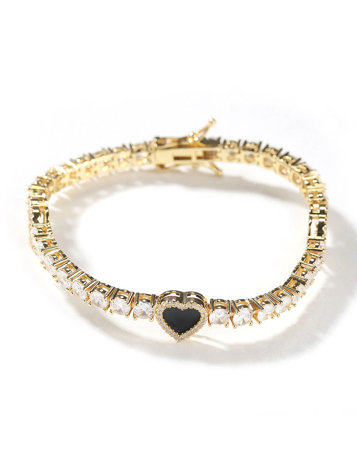 Colorful Heart Tennis Chain Premium Light Luxury Zircon Jewelry - Image 10