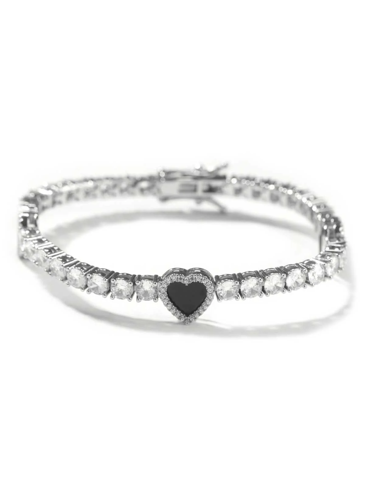 Colorful Heart Tennis Chain Premium Light Luxury Zircon Jewelry - Image 8