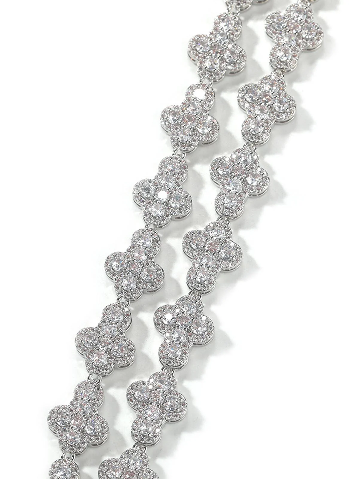 Copper-Inlaid Zircon Cross Necklace & Bracelet - Image 8