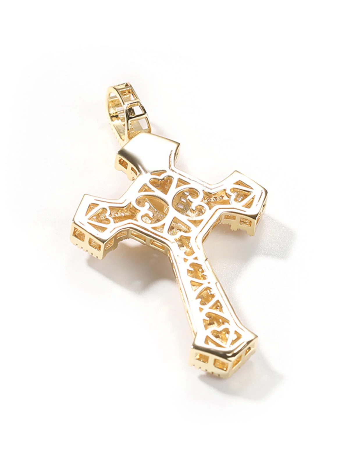Cross Pendant Copper-Inlaid Zircon Necklace - Image 18