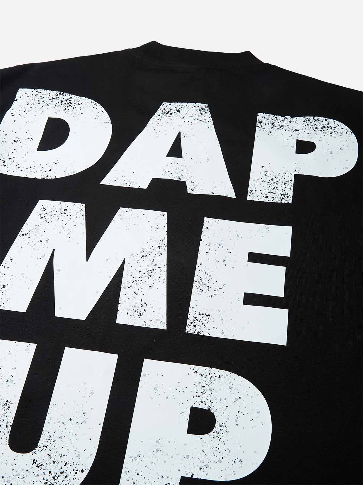 DAP ME UP! Print Boxy Oversized T-Shirt - Image 12