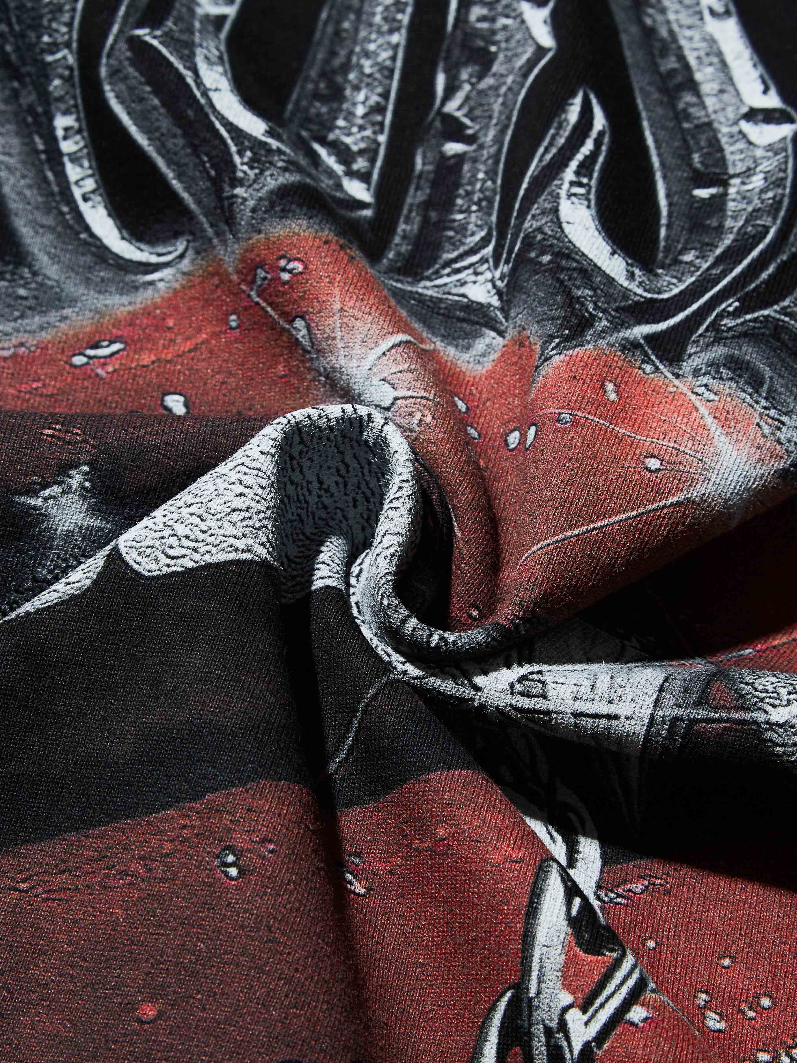 Diamond Devil Lips Print Tank Top - Image 5