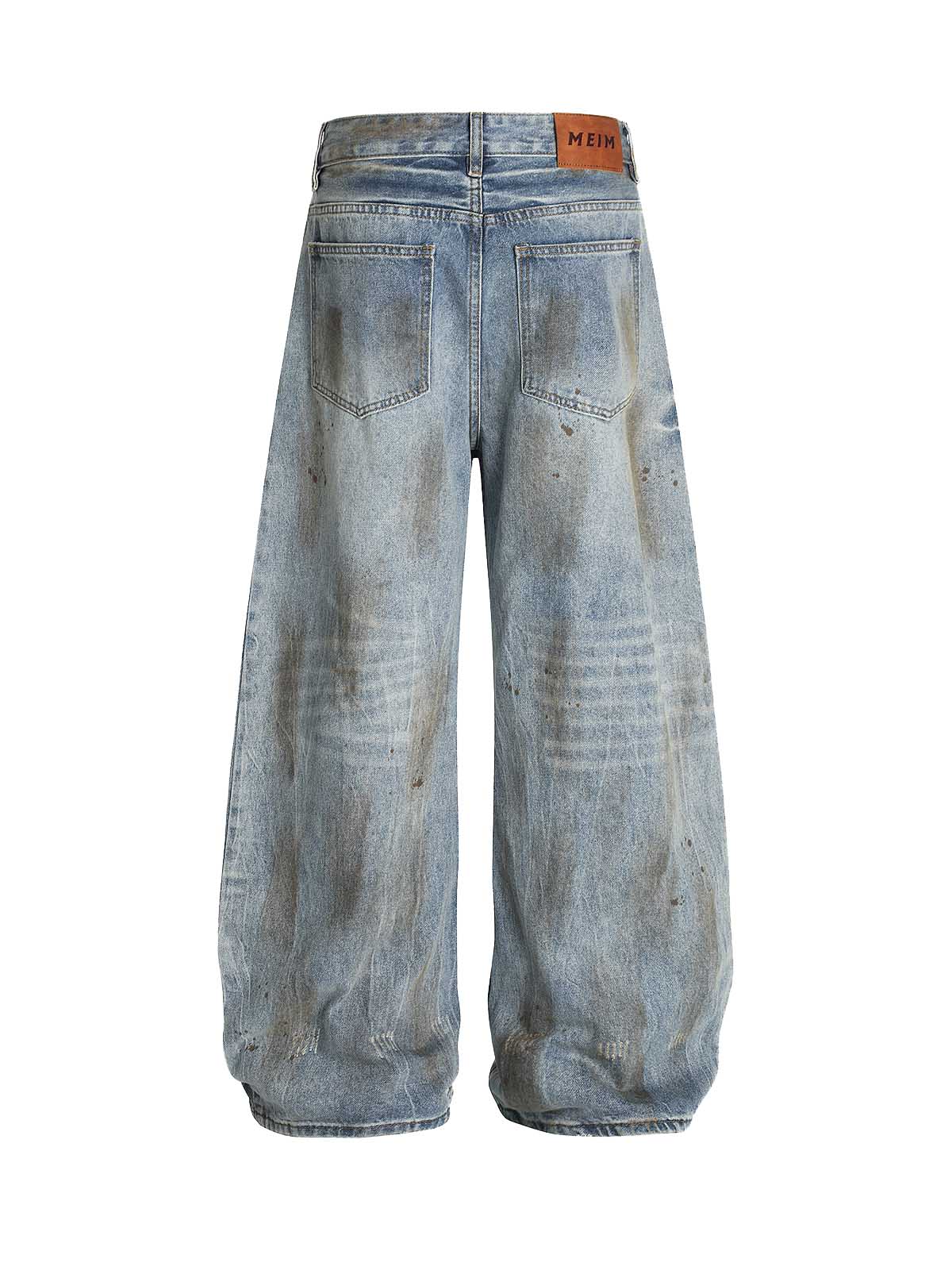 Distressed Ripped Machete-Cut Jeans - Image 3