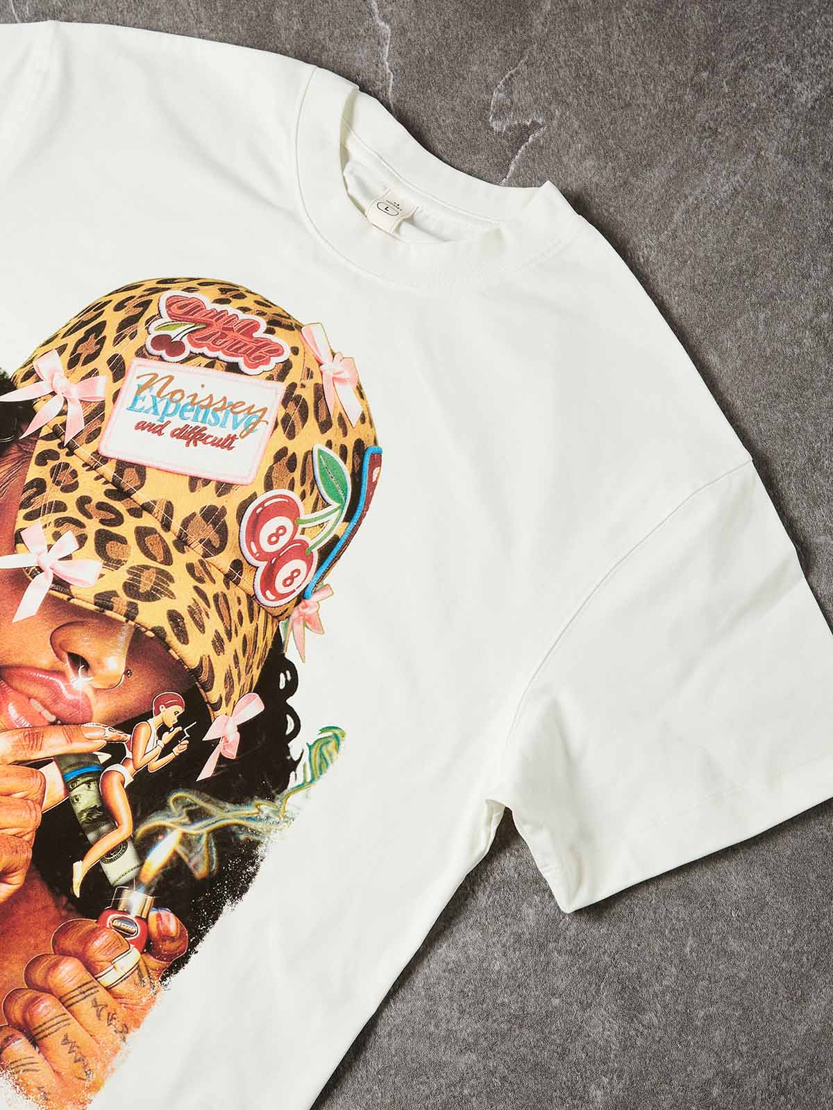NOISSEY "DON'T FORGET TO HAVE FUN" DIY BADGE TEE - TECH COTTON - Image 9