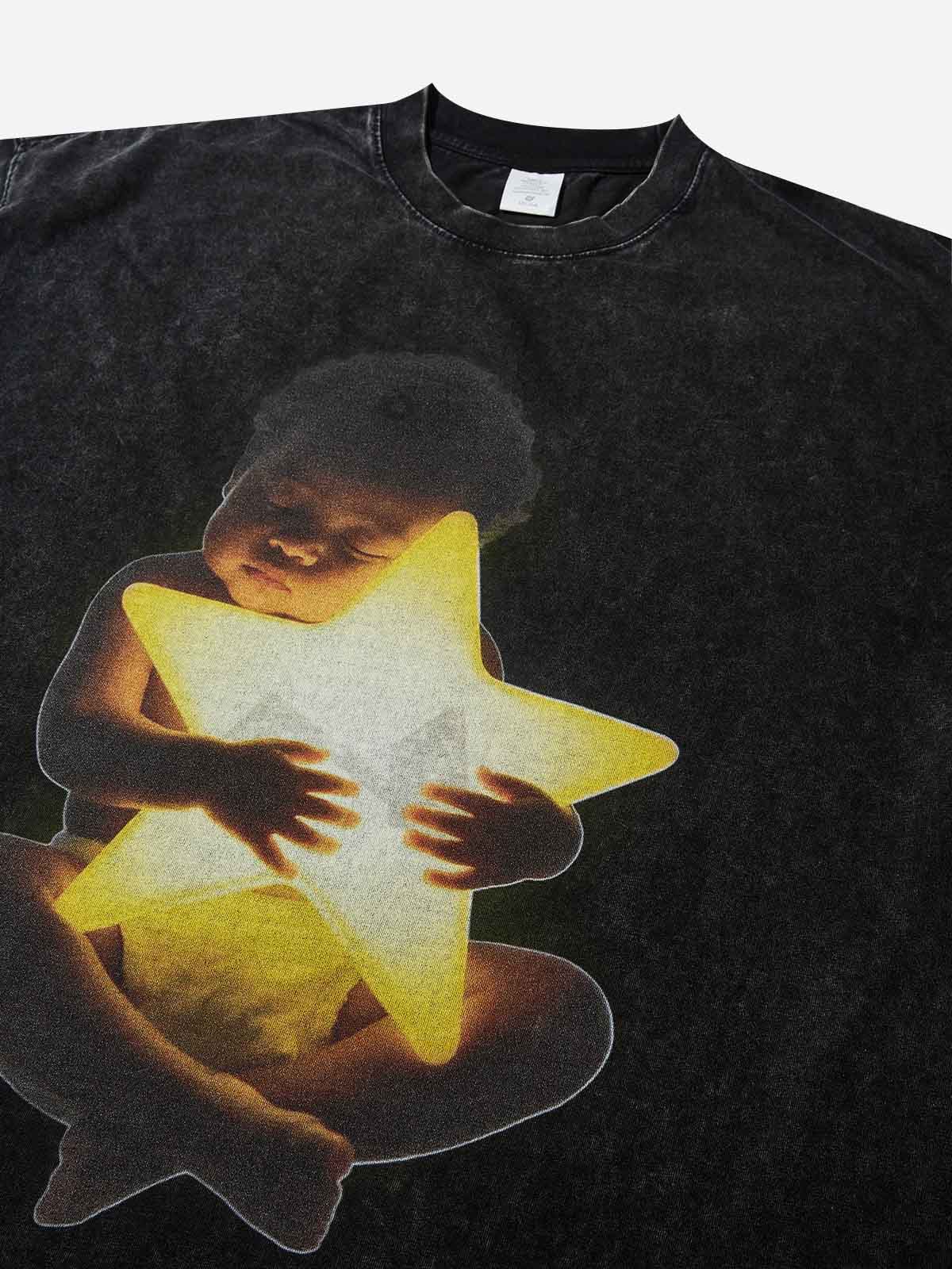 Embrace the stars in the universe print T-shirt - Image 4