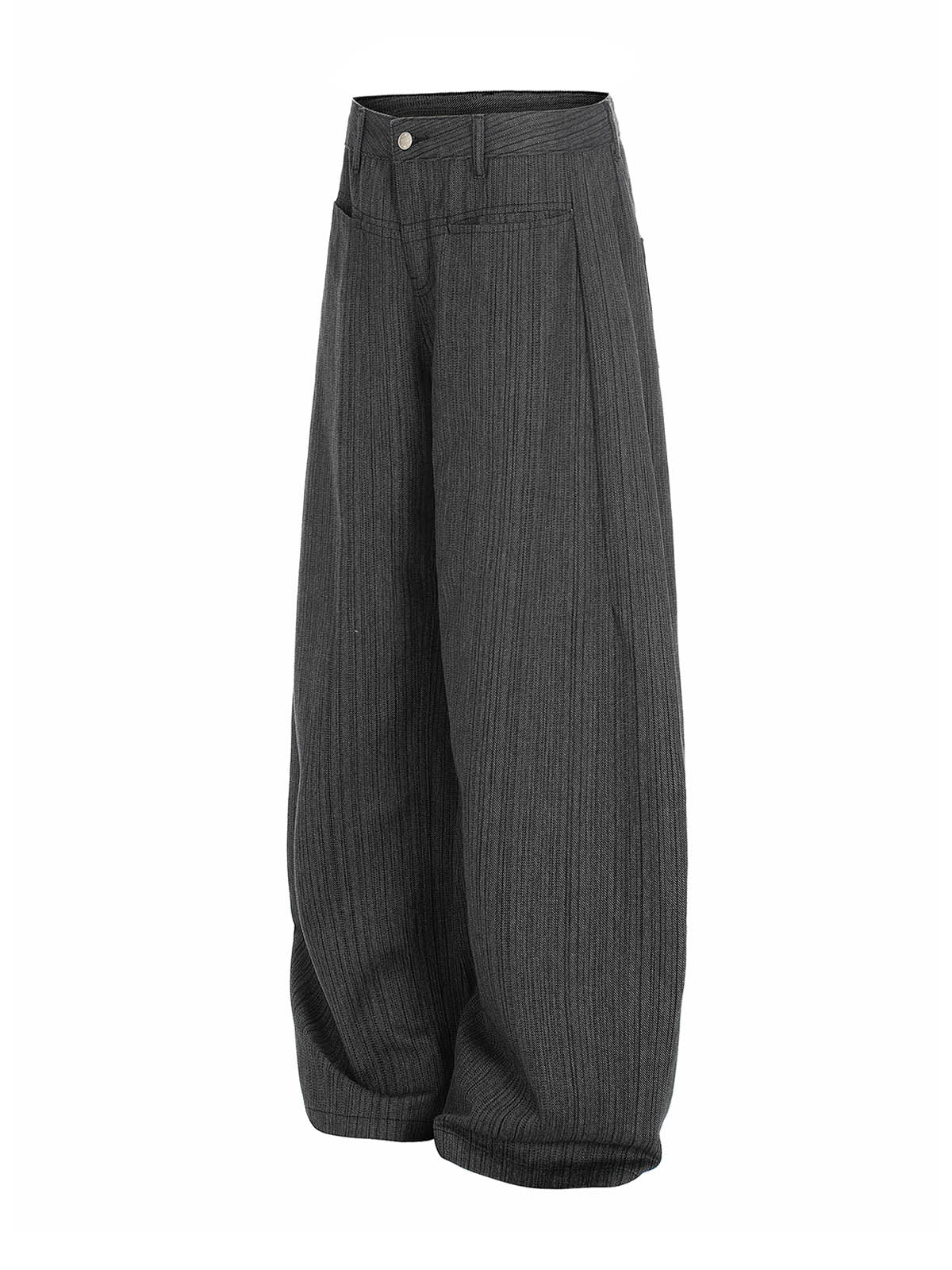 Embroidered Gray-Black Jeans - Image 2