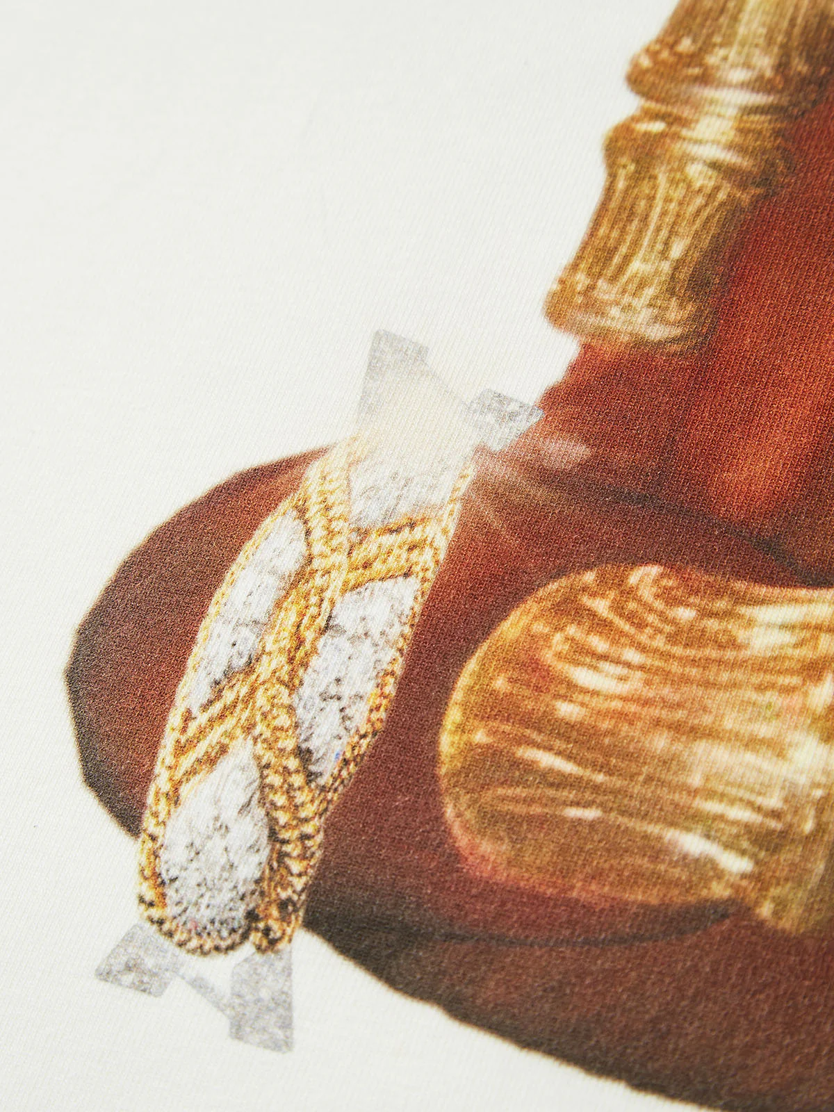 Golden Bone Nail Print baby tee - Image 6