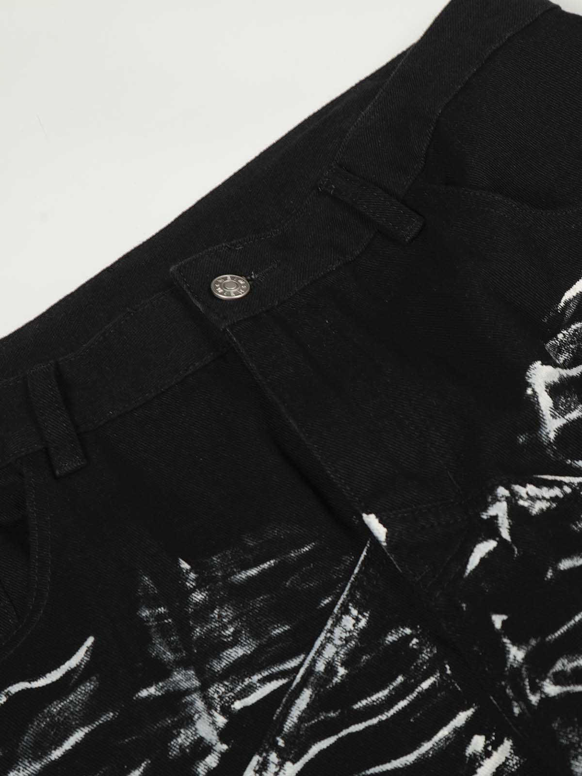 Heavy-duty Saber-curve Jeans - Image 4