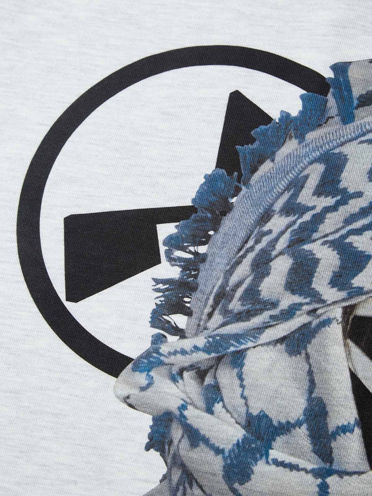 High Quality Desert Scarf Girl Print T-shirt - 310g GRAY - Image 4