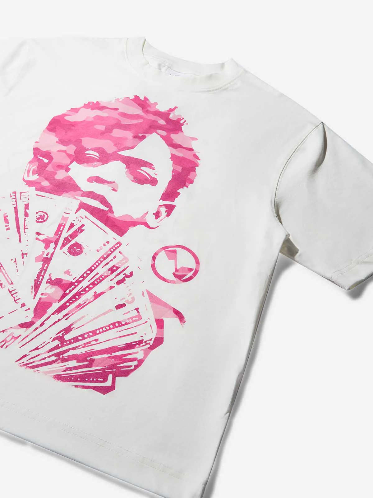 NOISSEY Pink Camo "Money Stack" Portrait Cooling Tee - Image 8