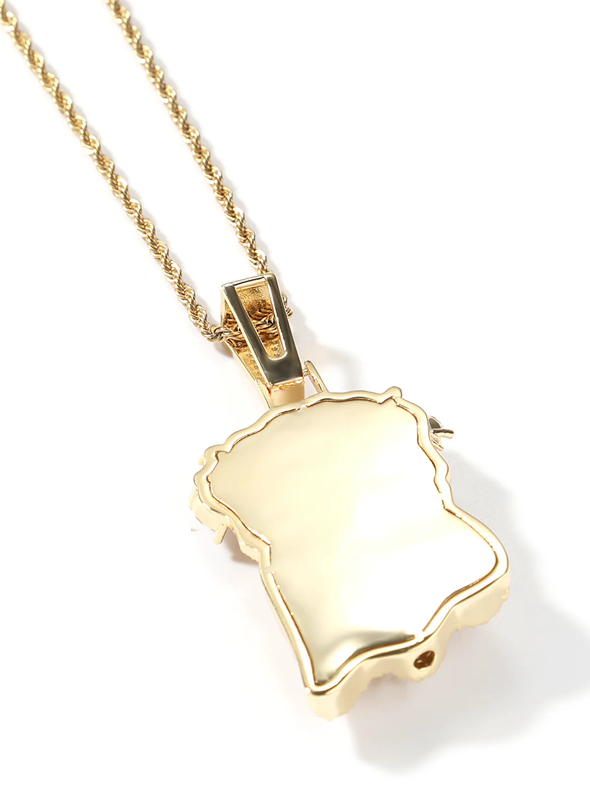 Jesus cubic zirconia full diamond Necklace - Image 4