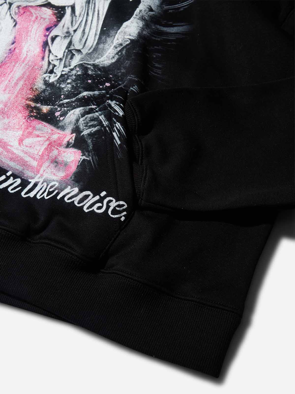 Jesus Pouring Stories Art Print Tech-Fabric Hoodie - Image 11