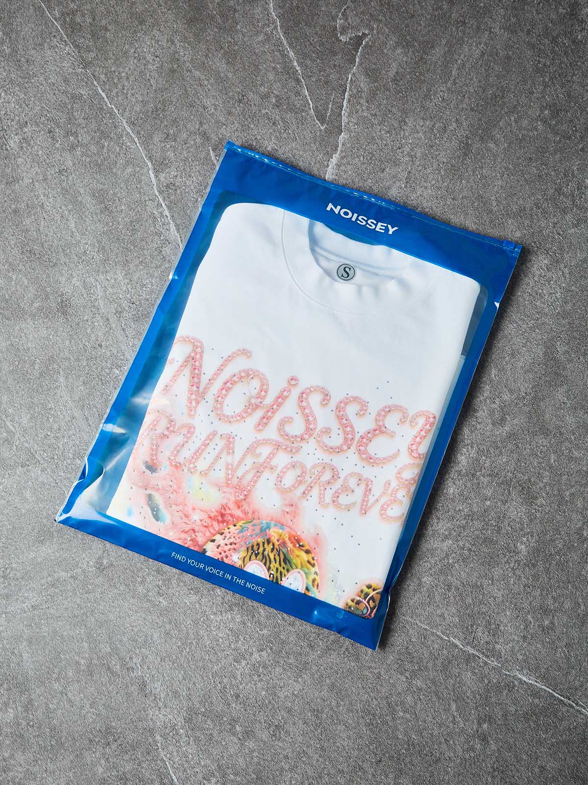 NOISSEY RUN FOREVER - LEOPARD FIREBALL PINK ICED OUT TEE - Image 9