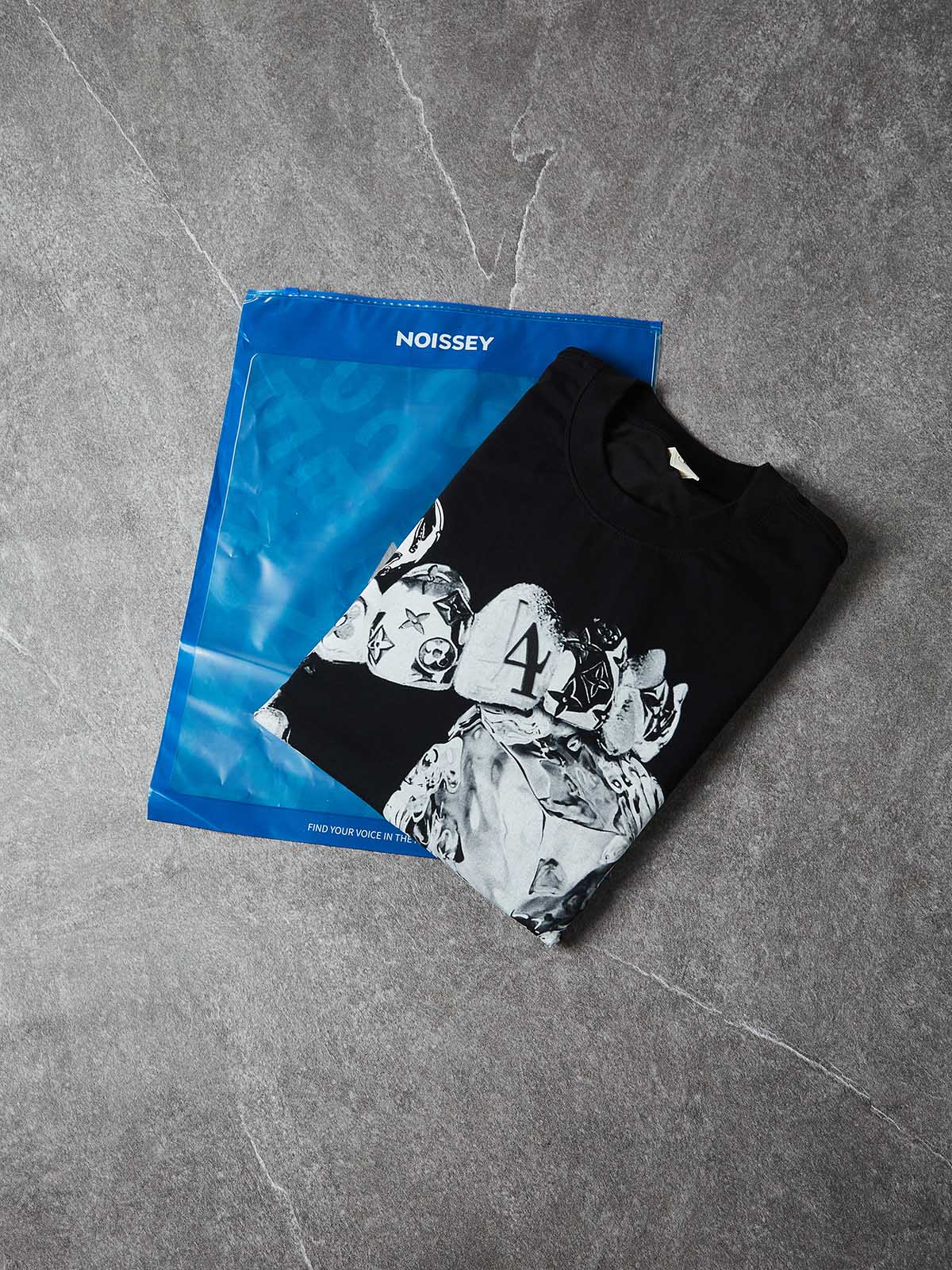 NOISSEY "Liquid Metal" Diamond Teeth Cooling Boxy Oversized Tee - Image 6