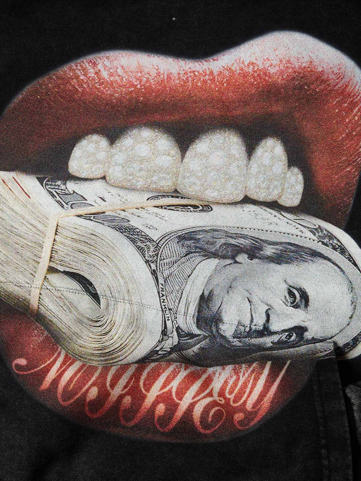 NOISSEY "MONEY BITE" ICED OUT GRILLS PREMIUM STREETWEAR HOODIE - Image 3