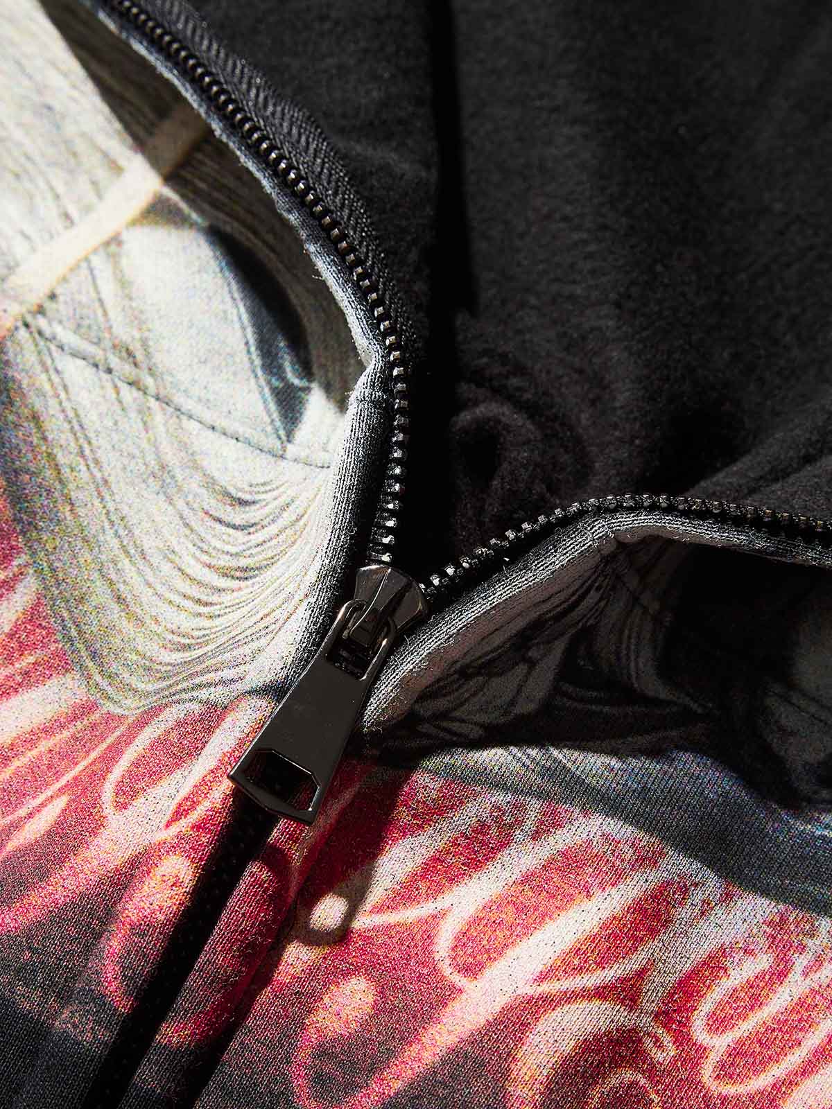 NOISSEY "Money Bite" Diamond Grillz Thermal Zip-Up Hoodie - Image 10