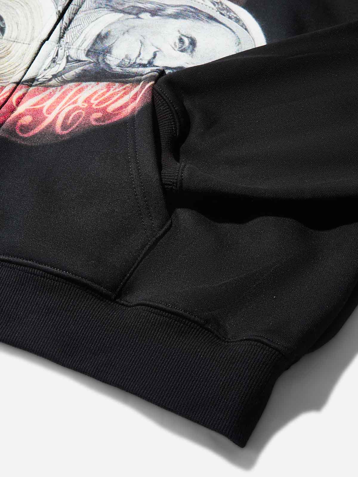 NOISSEY "Money Bite" Diamond Grillz Thermal Zip-Up Hoodie - Image 11